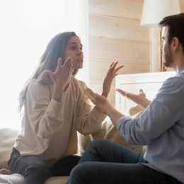 Couple arguing
