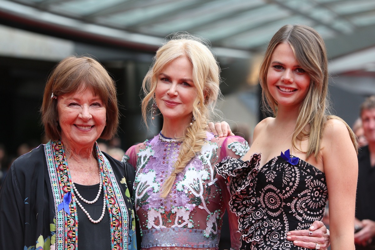 Janelle Kidman, Nicole Kidman, and Lucia Hawley at the 2018 AACTA Awards