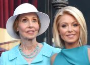 Kelly Ripa and mom Esther Ripa attend the ceremony honoring Kelly Ripa with a star on the Hollywood Walk of Fame on October 12, 2015 in Hollywood, California.