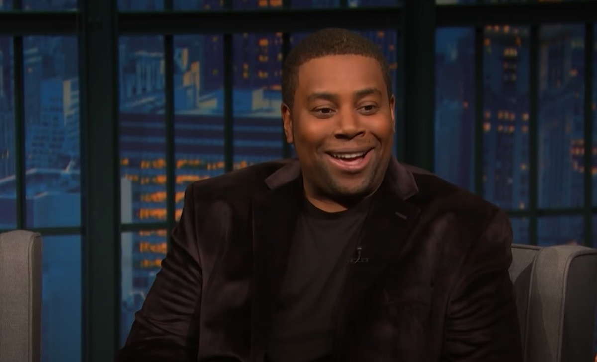 Kenan Thompson on "Late Night With Seth Meyers" in 2018