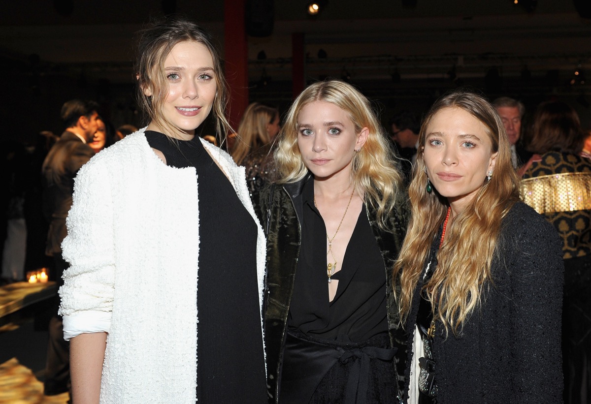 Mary-Kate, Ashley, and Elizabeth Olsen at the LACMA Art + Film Gala in 2016