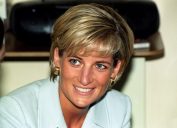 Diana, Princess of Wales, at the Royal Brompton Hospital where she visited Cystic Fibrosis patients.