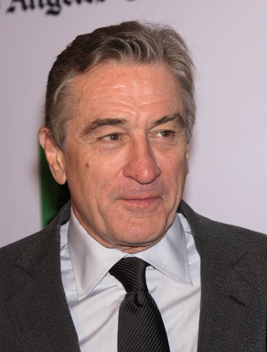 Robert De Niro at the Hollywood Film Gala in 2012