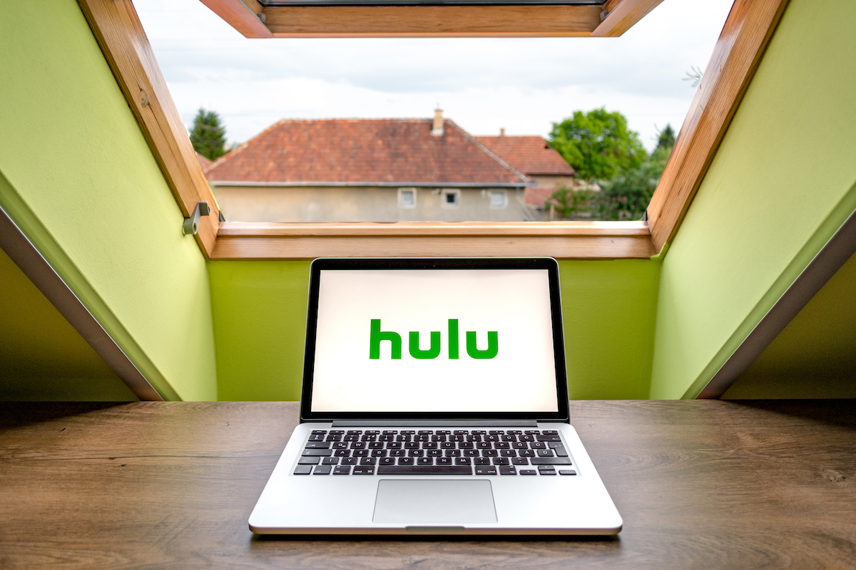 Hulu on laptop