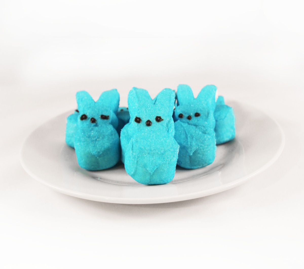 blue easter peeps, candy