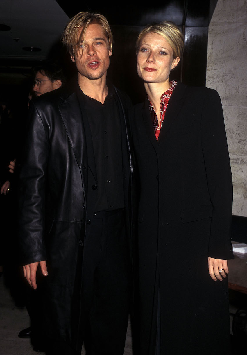 Brad Pitt and Gwyneth Paltrow at the premiere of "The Devil's Own" in 1997