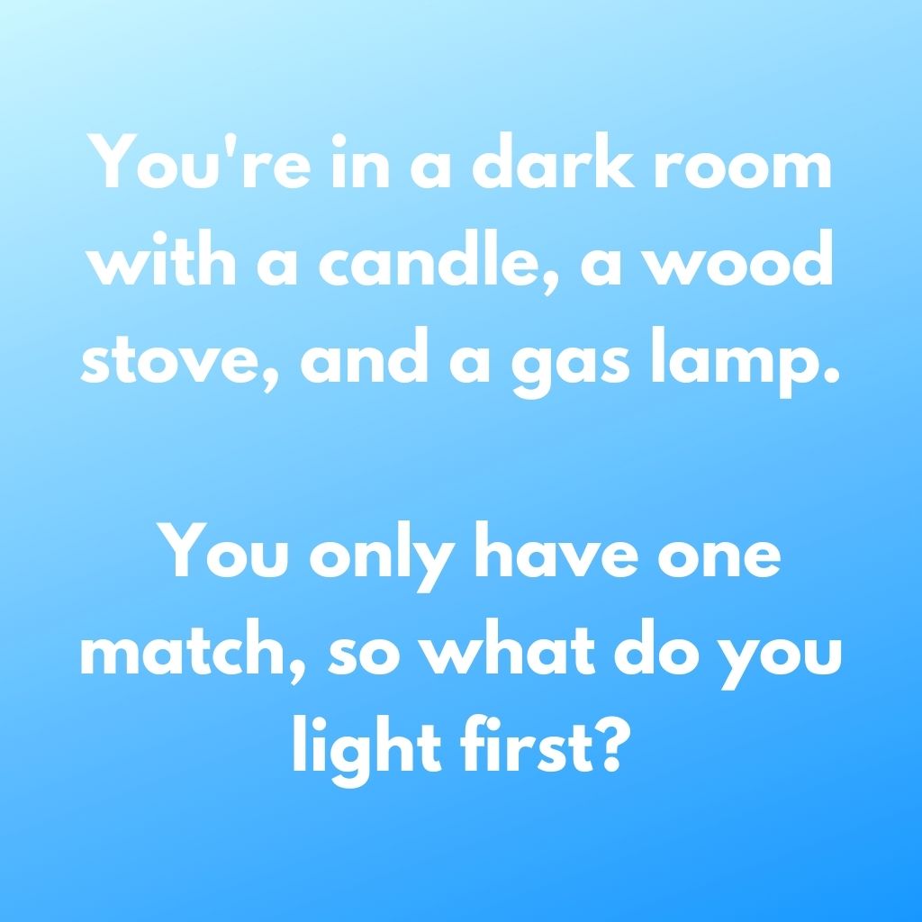 One match riddle