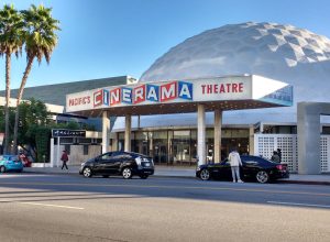 The Cinerama Dome movie theater photographed in 2016