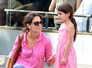 Katie Holmes and Suri Cruise in 2012