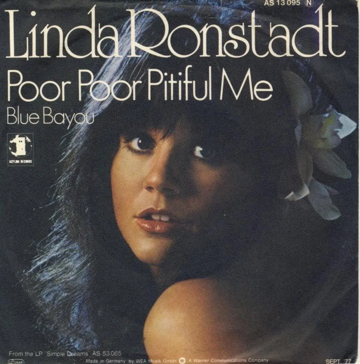 Linda Ronstadt "Poor Poor Pitiful Me" Album Cover