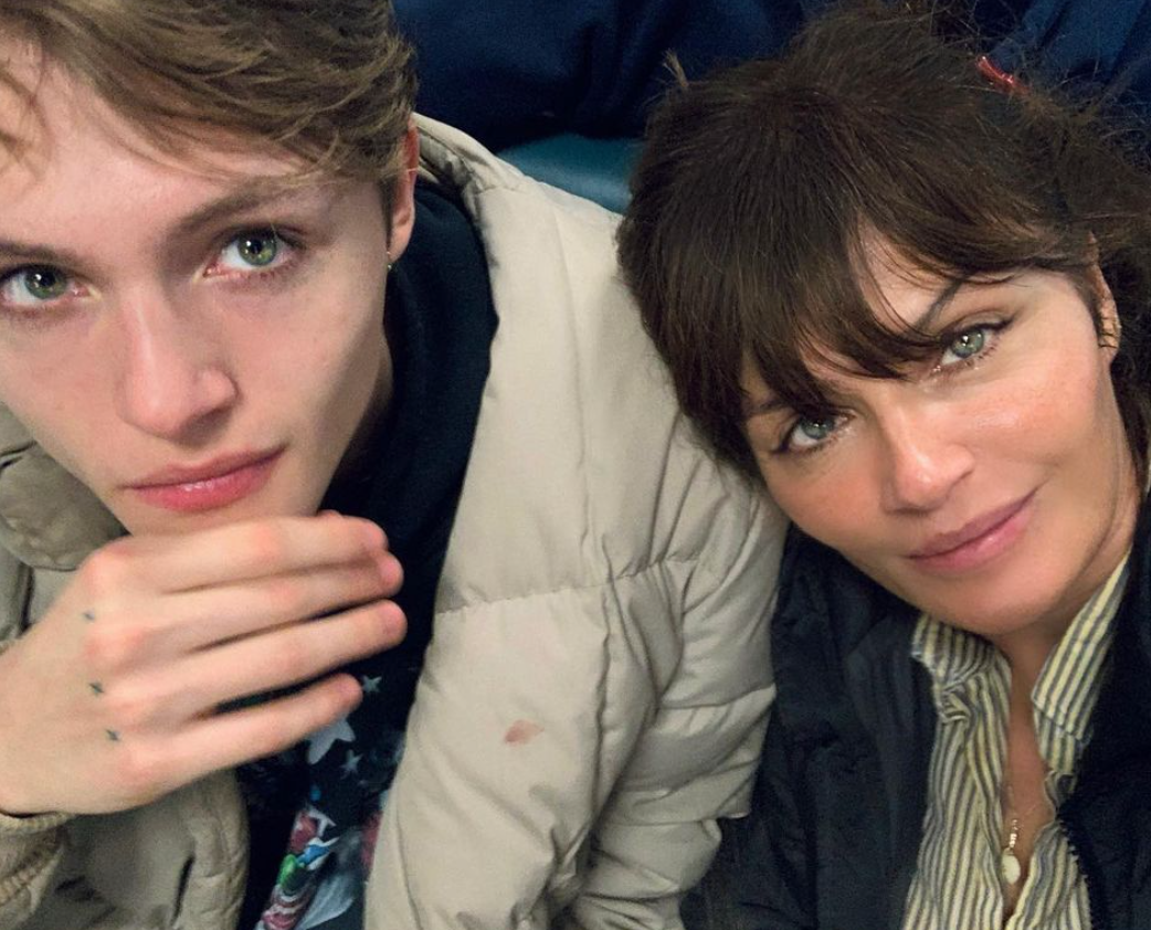 See Helena Christensen & Her Lookalike Son in New Victoria's Secret Ad