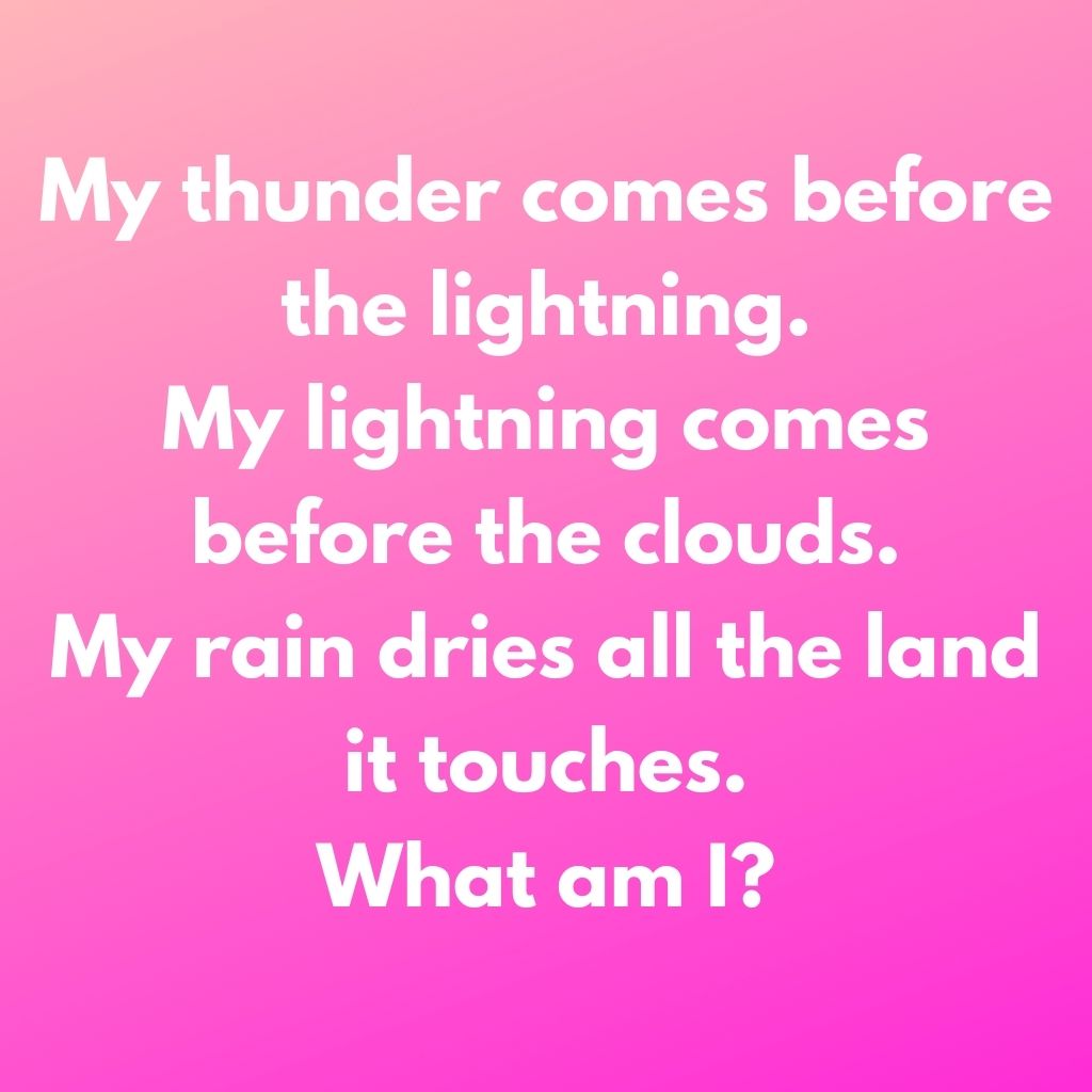 Thunder riddle