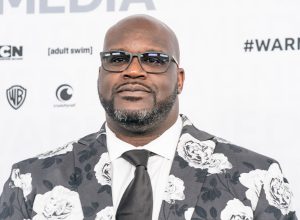 Shaquille O'Neal at WarnerMedia Upfront in 2019