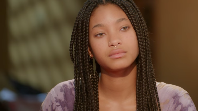 Willow Smith on "Red Table Talk" in April 2021