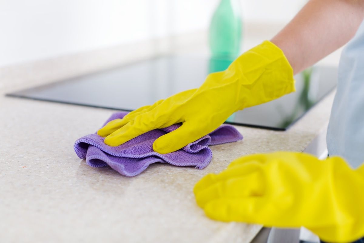 Never Clean Your Kitchen Counters With This, Experts Warn