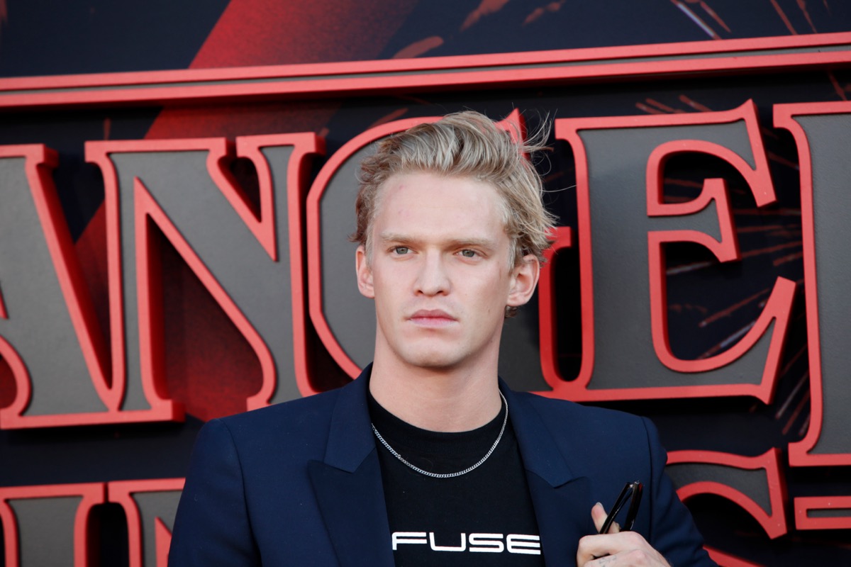 Cody Simpson at the premiere of "Stranger Things: Season 3" in 2019