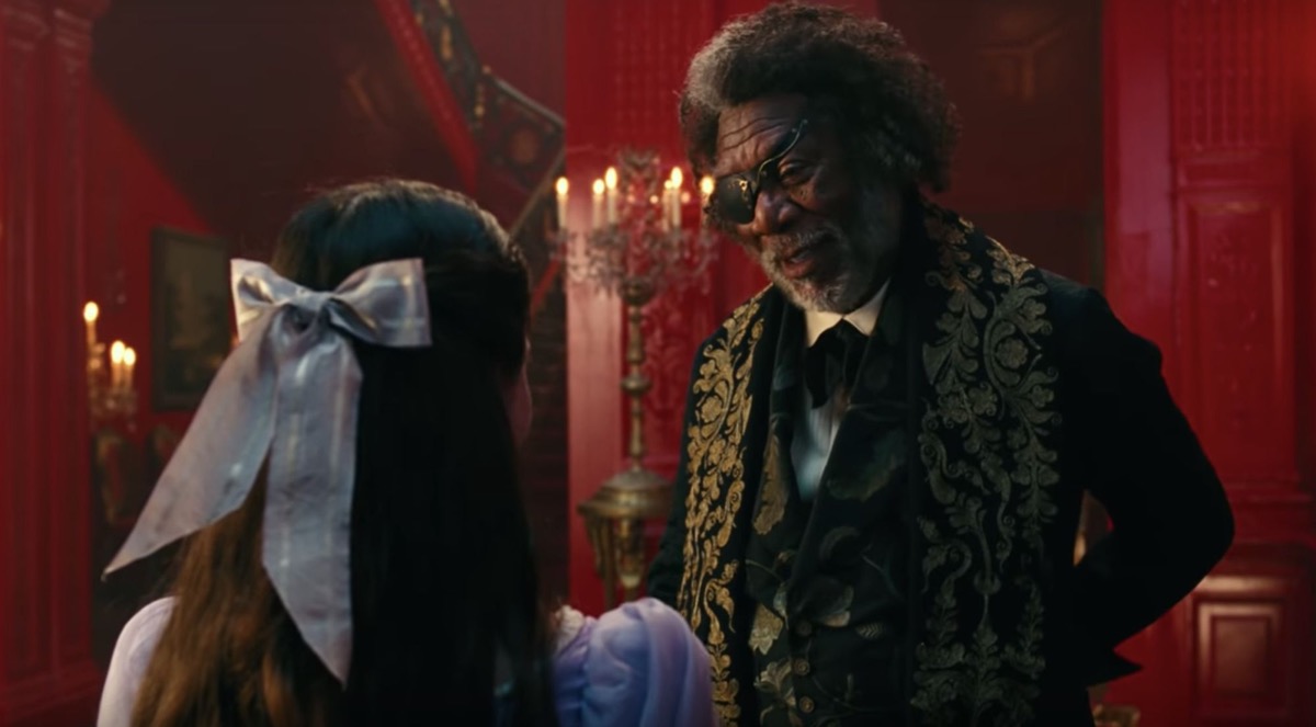 morgan freeman in the nutcracker and the four realms