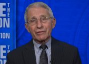 Dr. Anthony Fauci appearing on CBS' Face the Nation