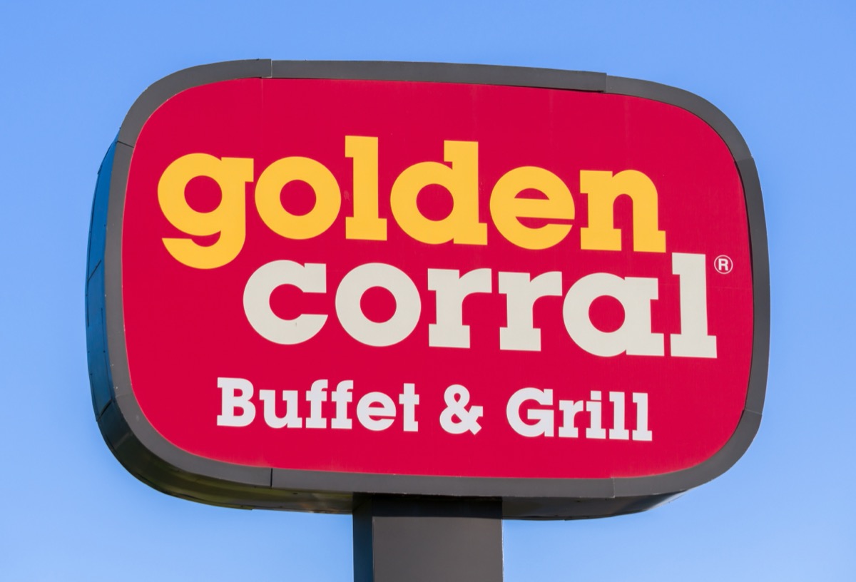 golden corral sign