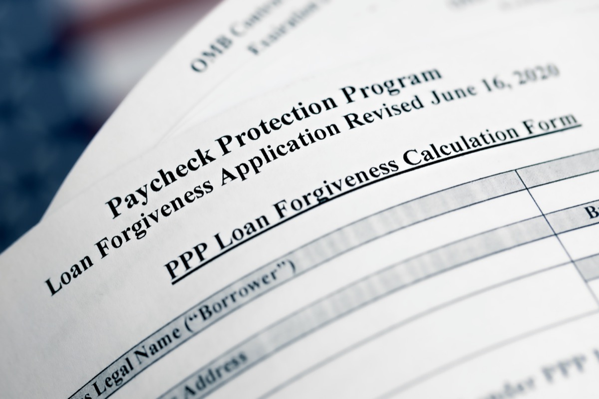 paycheck protection program forgiveness form