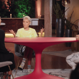 Adrienne Banfield-Norris, Jada Pinkett Smith, and Willow Smith on "Red Table Talk" in March 2021
