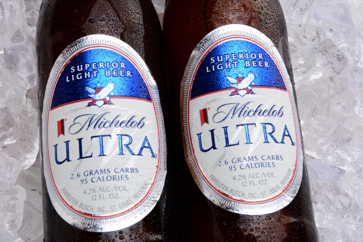 michelob ultra beer bottles