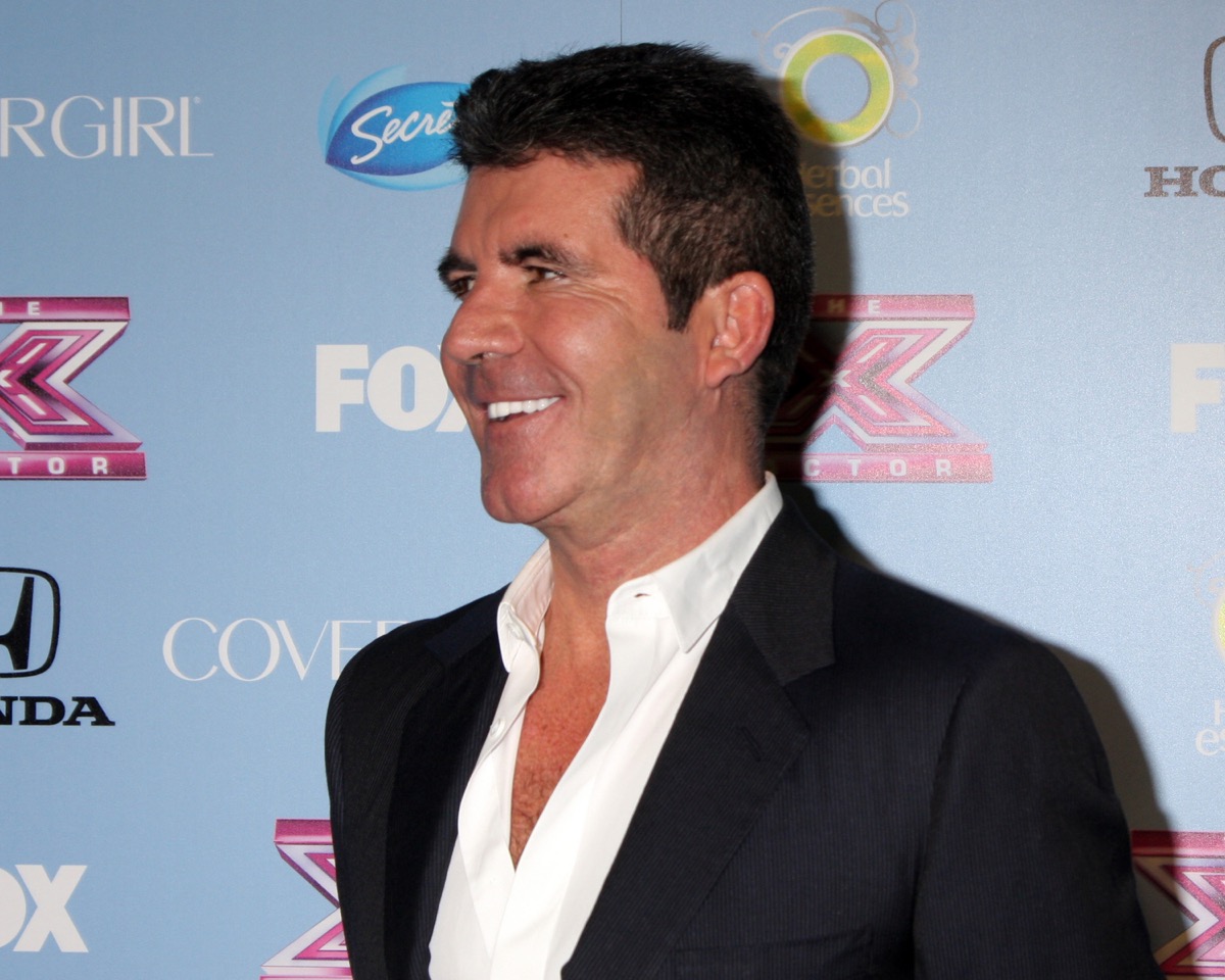 LOS ANGELES - NOV 4: Simon Cowell at the 2013 "X Factor" Top 12 Party at SLS Hotel on November 4, 2013 in Beverly Hills, CA