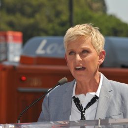Ellen DeGeneres in 2012 at Walk of Fame ceremony