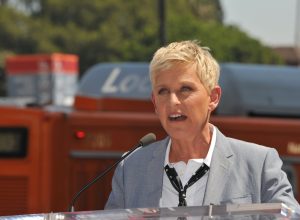 Ellen DeGeneres in 2012 at Walk of Fame ceremony