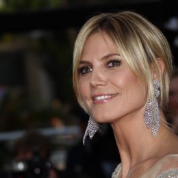 Heidi Klum at the Cannes Film Festival in 2012