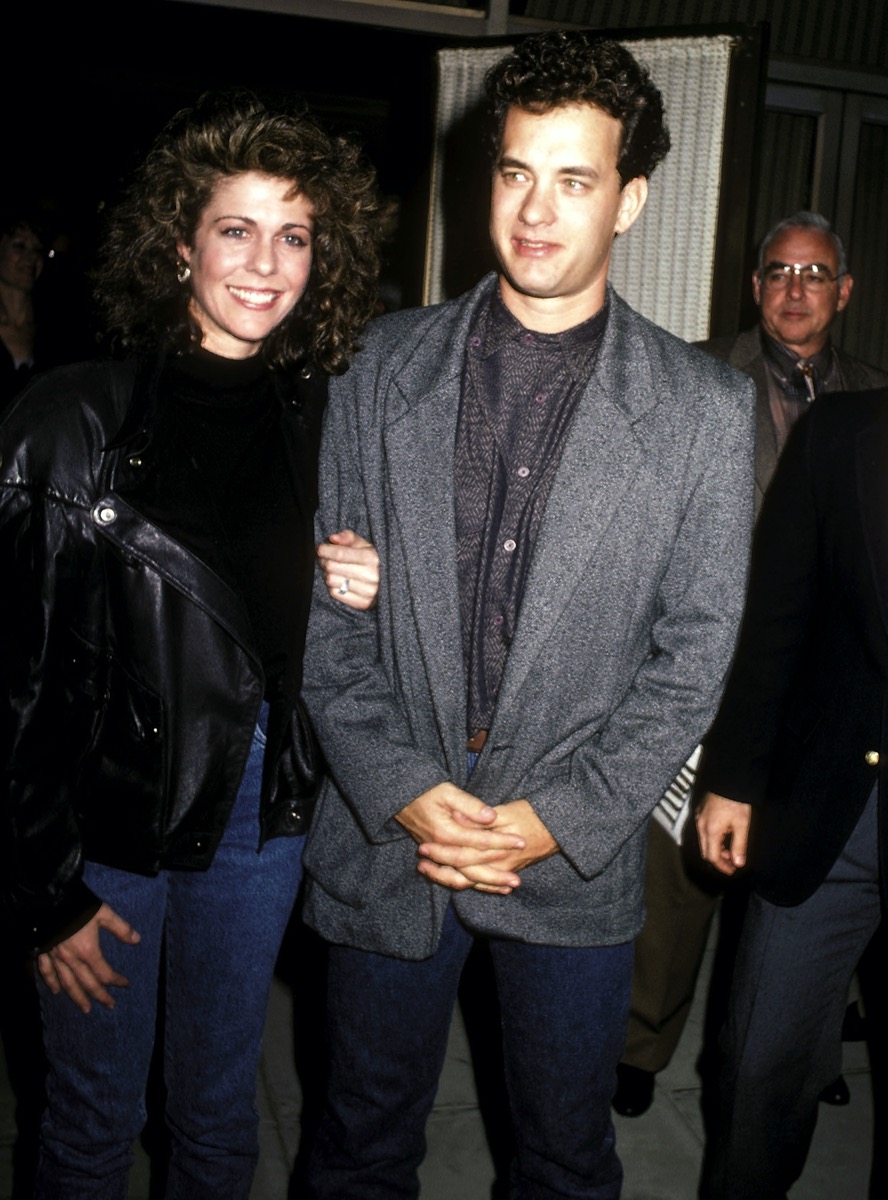 Rita Wilson and Tom Hanks in 1986