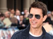 Tom Cruise at the "Rock of Ages" premiere in London in 2012