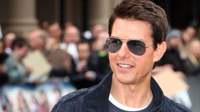 Tom Cruise at the "Rock of Ages" premiere in London in 2012