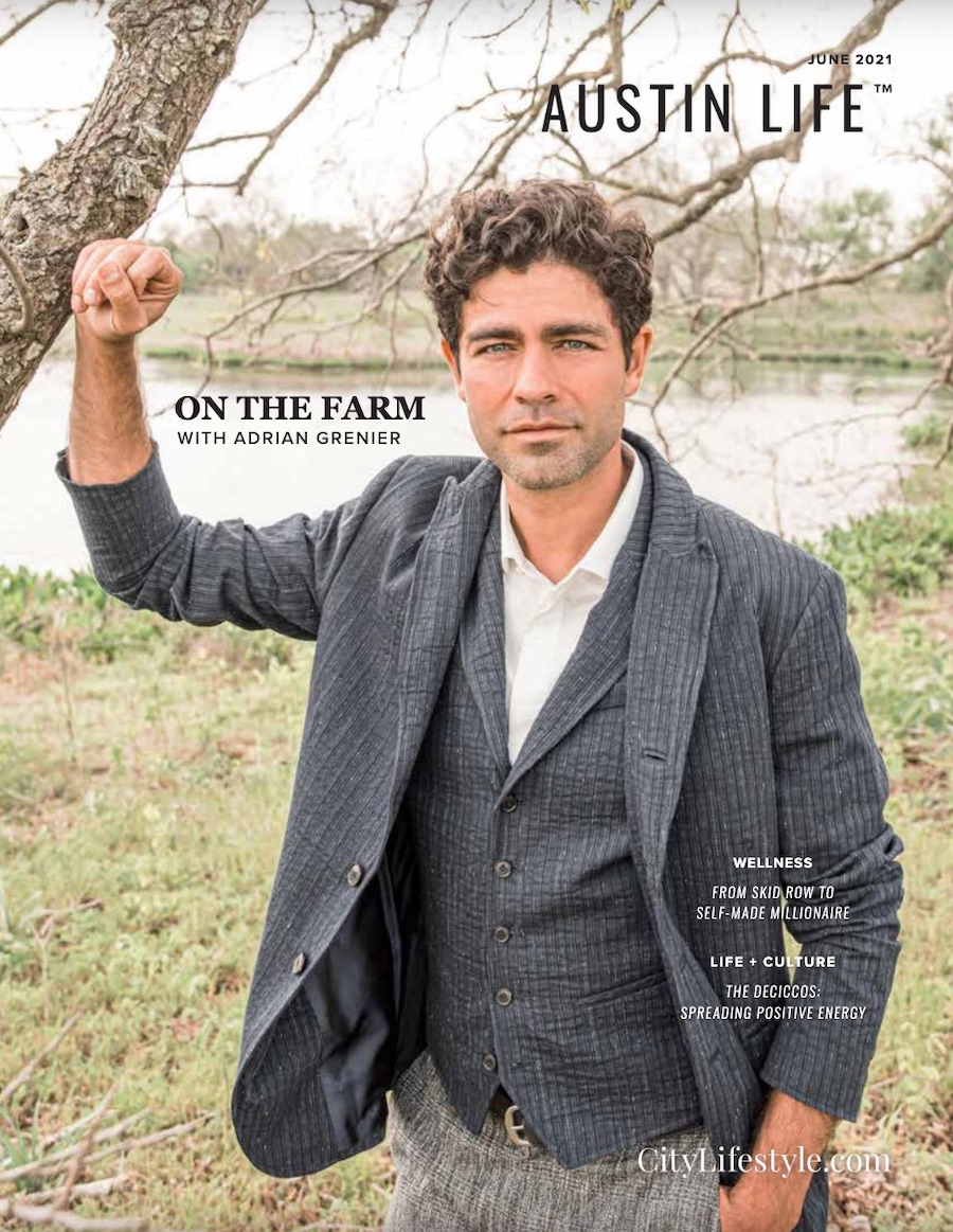 Adrian Grenier on the cover of \