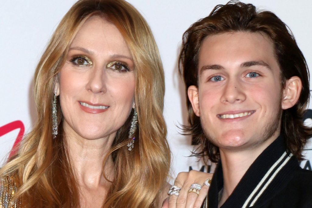 Celine Dion and son