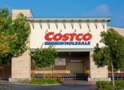 Panorama City, California/ USA - July 17, 2018. Costco Wholesale storefront. Costco Wholesale Corporation is largest membership-only warehouse club in US.