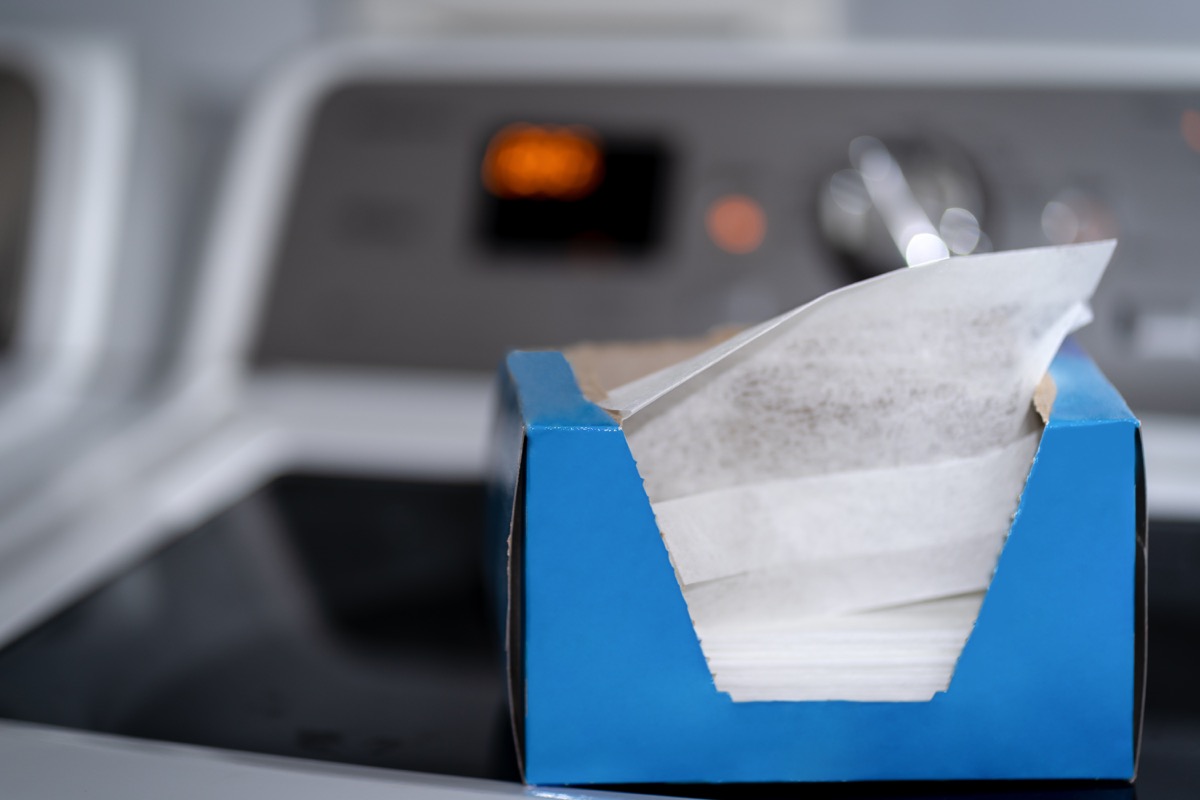 Never Use Dryer Sheets With These Items, Experts Warn — Best Life