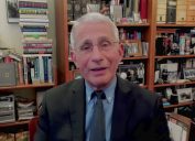 Fauci was virtually interviewed on Jimmy Kimmel Live!