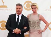 Alec Baldwin and Ireland Baldwin at the 65th Annual Primetime Emmy Awards Arrivals, Nokia Theater, Los Angeles, CA 09-22-13
