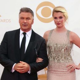 Alec Baldwin and Ireland Baldwin at the 65th Annual Primetime Emmy Awards Arrivals, Nokia Theater, Los Angeles, CA 09-22-13