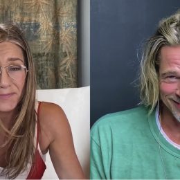 Jennifer Aniston and Brad Pitt at Fast Times Table Read