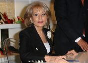 Barbara Walters at a book signing in 2008