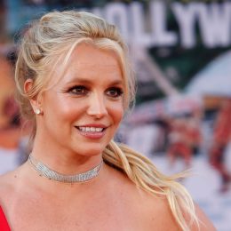Britney Spears at the premiere of "Once Upon a Time in Hollywood" in 2019