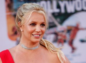 Britney Spears at the premiere of "Once Upon a Time in Hollywood" in 2019