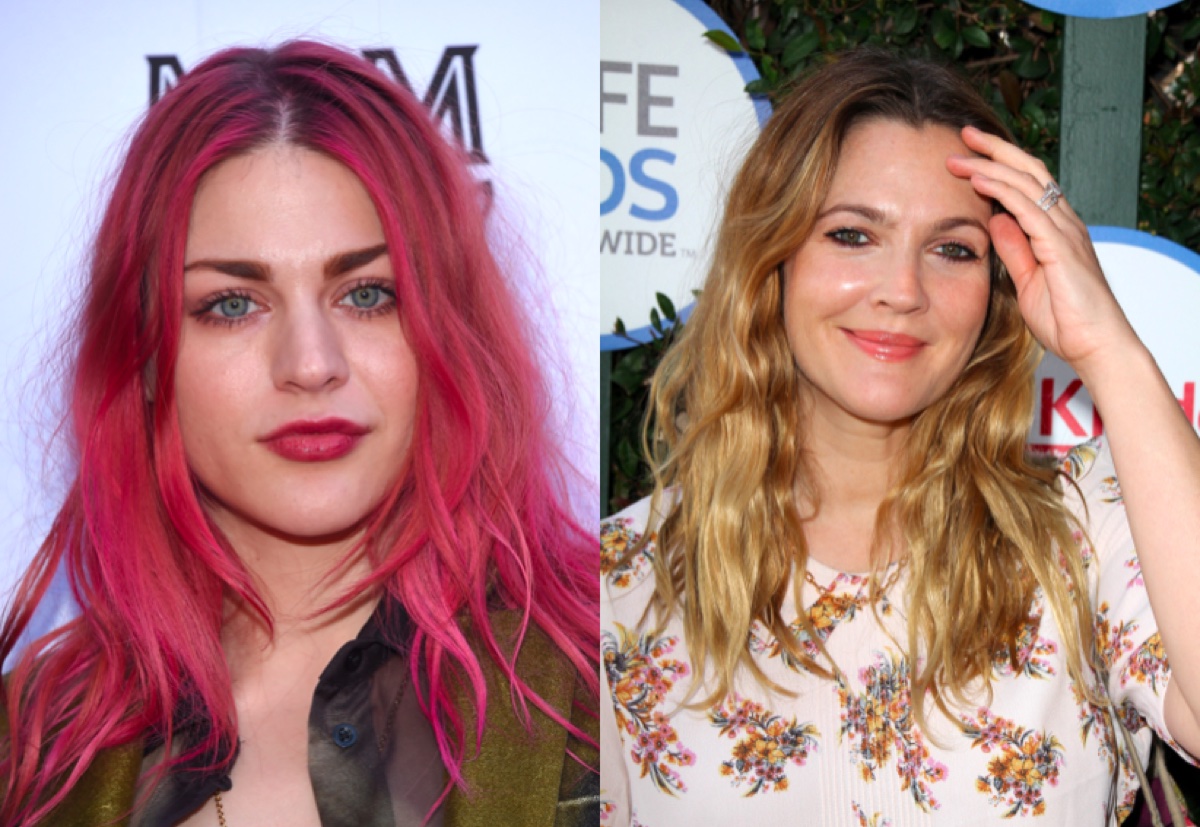 Frances Bean Cobain and Drew Barrymore