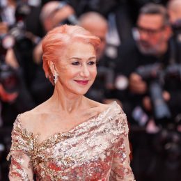 Helen Mirren at the Cannes Film Festival in 2019