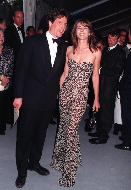 Hugh Grant and Elizabeth Hurley at the 1997 Cannes Film Festival
