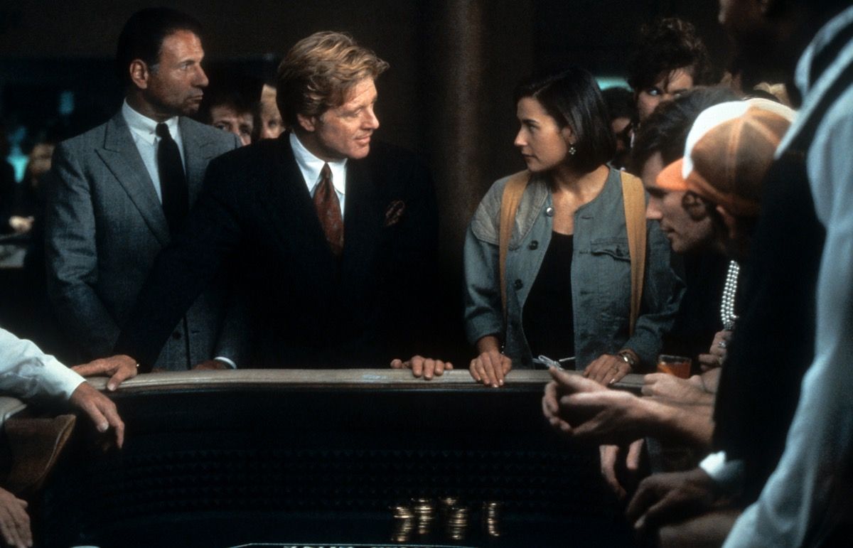 Robert Redford and Demi Moore in Indecent Proposal