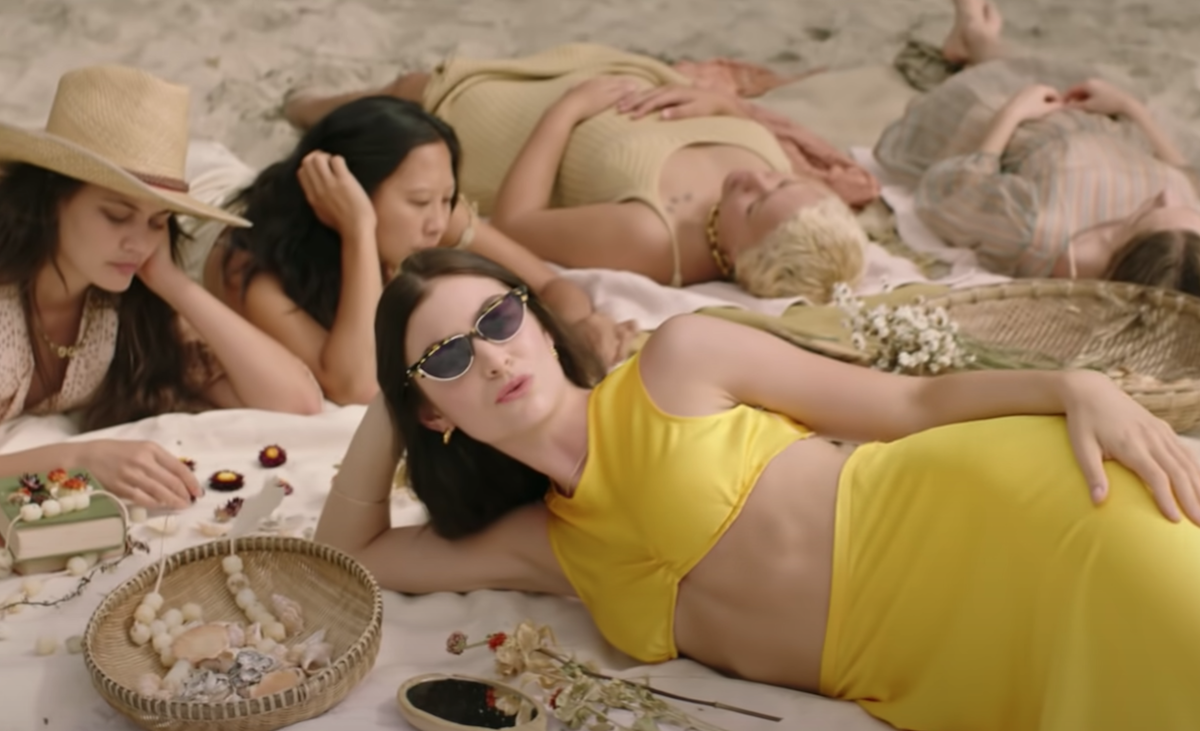 Lorde in the "Solar Power" music video