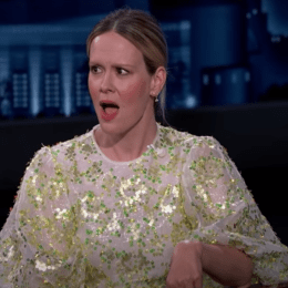 Sarah Paulson on "Jimmy Kimmel Live!" in June 2021